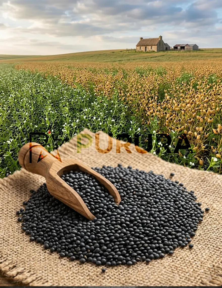 Whole Black Lentils (Beluga) – High Protein